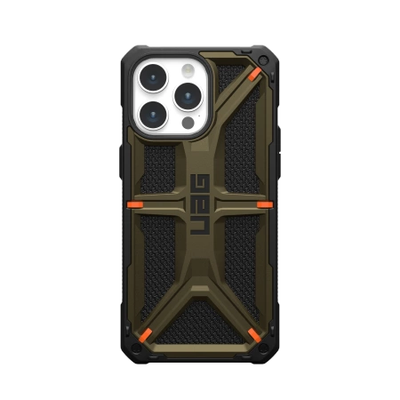 UAG Monarch case for iPhone 15 Pro Max - green kevlar_0
