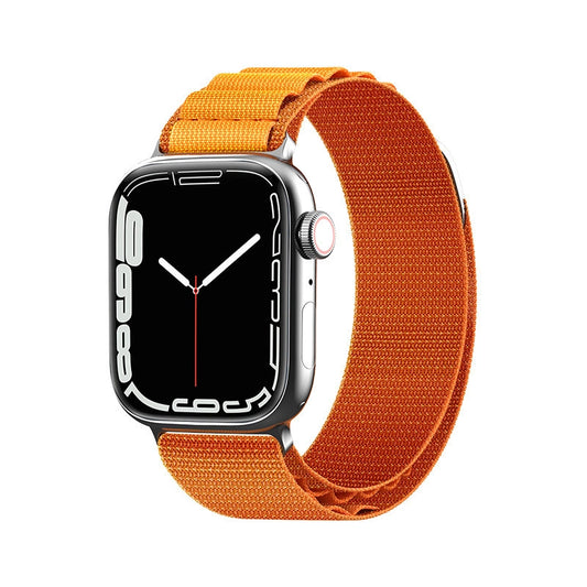 Strap with Alpine steel buckle for Apple Watch 38/40/41 mm - orange_0
