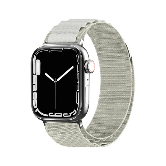 Strap with Alpine steel buckle for Apple Watch 38/40/41 mm - silver_0