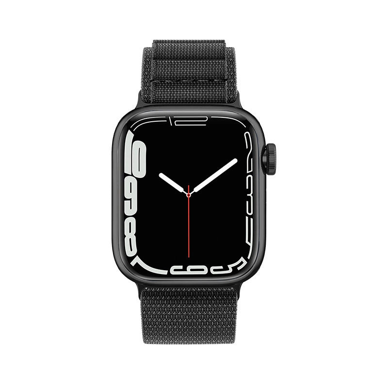 Alpine Steel Buckle Strap for Apple Watch 42 / 44 / 45 / 49 mm - Black_1