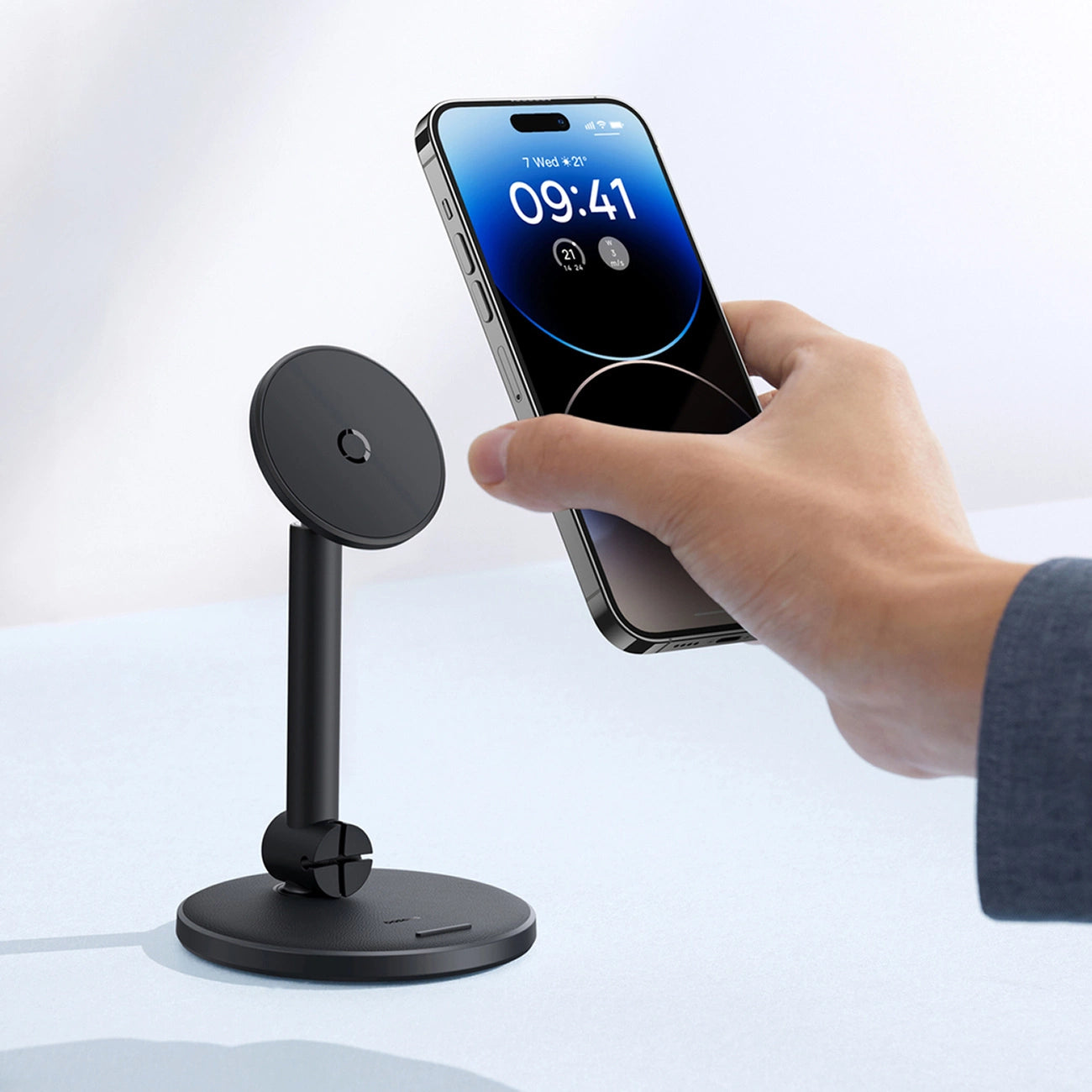 Baseus MagPro magnetic standing holder for the phone - black_11