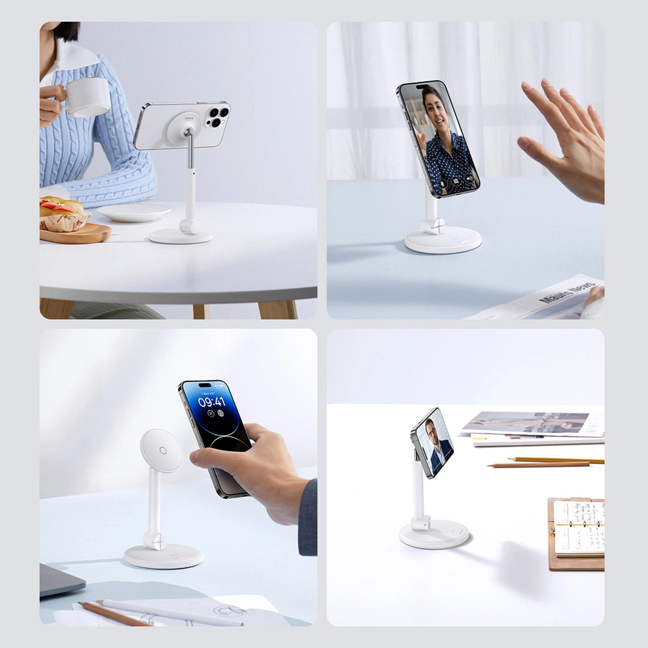 Baseus MagPro magnetic standing holder for the phone - black_12