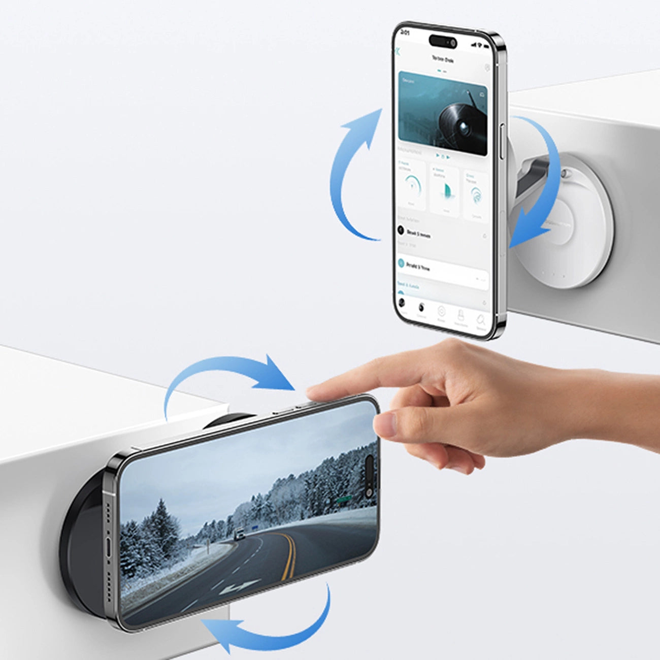 Baseus MagPro foldable magnetic holder for the phone - black_21