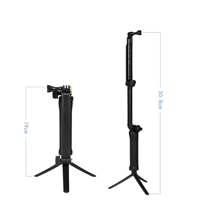3 in 1 Monopod Tripod with Selfie Stick for GoPro - Black_8
