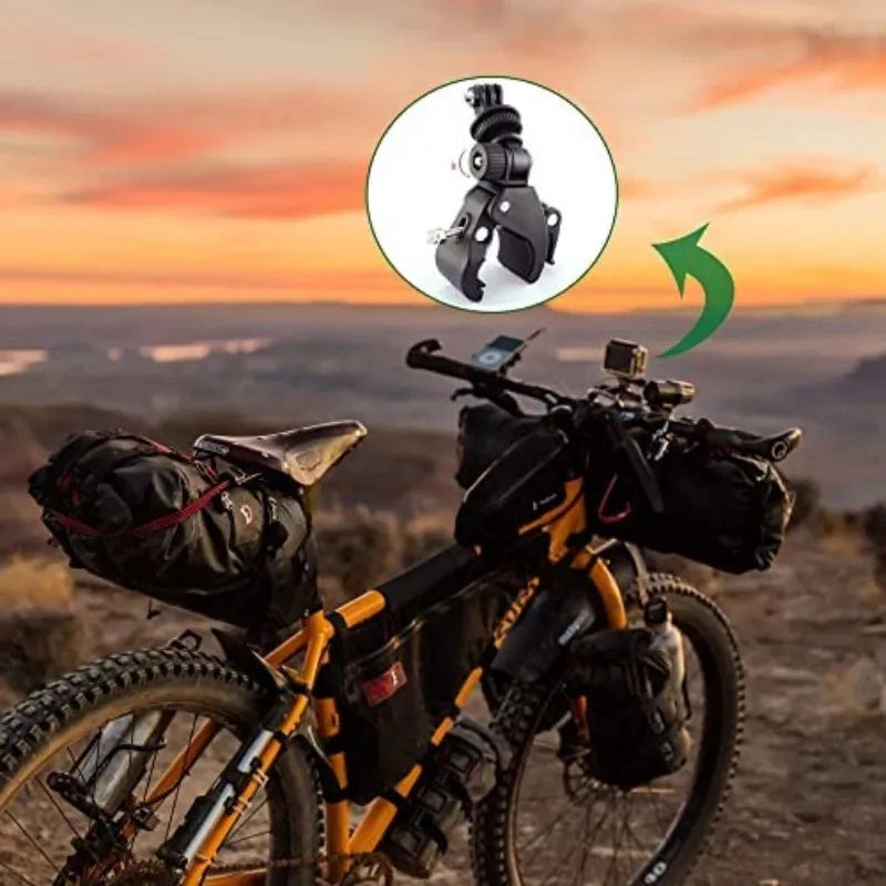 Sports camera holder rotates 360 degrees_10