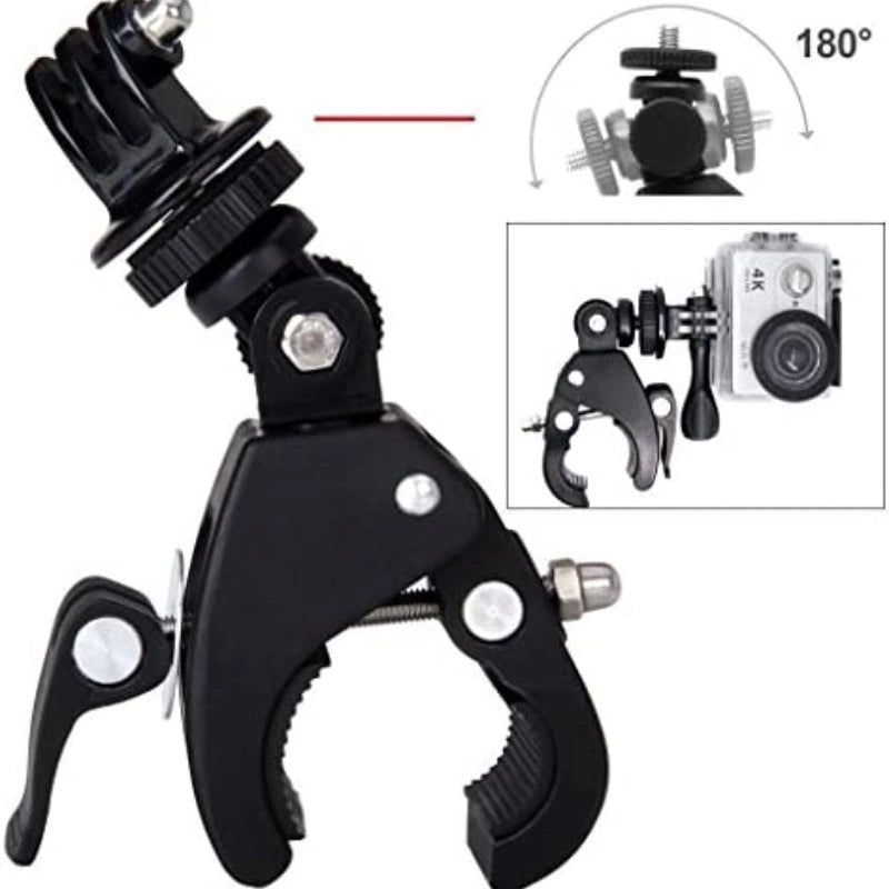 Sports camera holder rotates 360 degrees_11