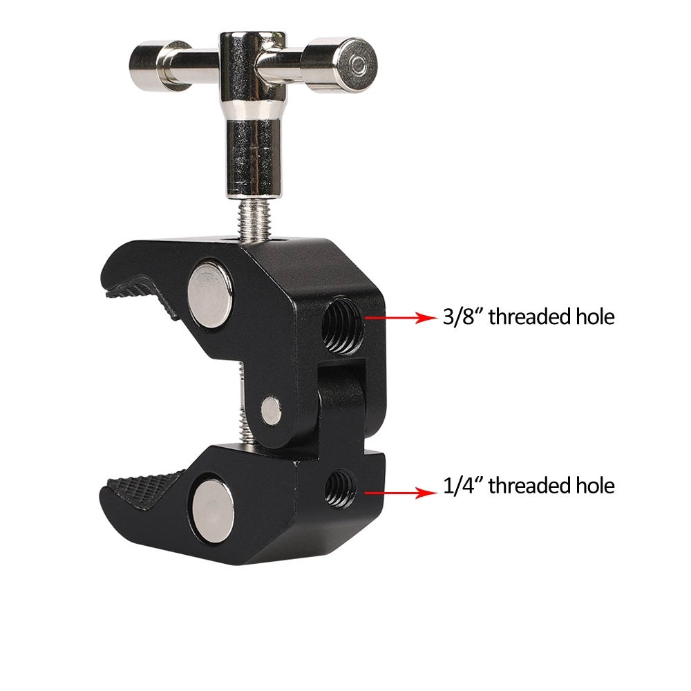 Clamp holder for camera, camera, microphone_7