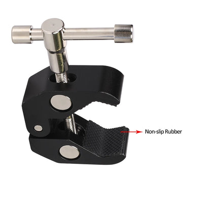 Clamp holder for camera, camera, microphone_8