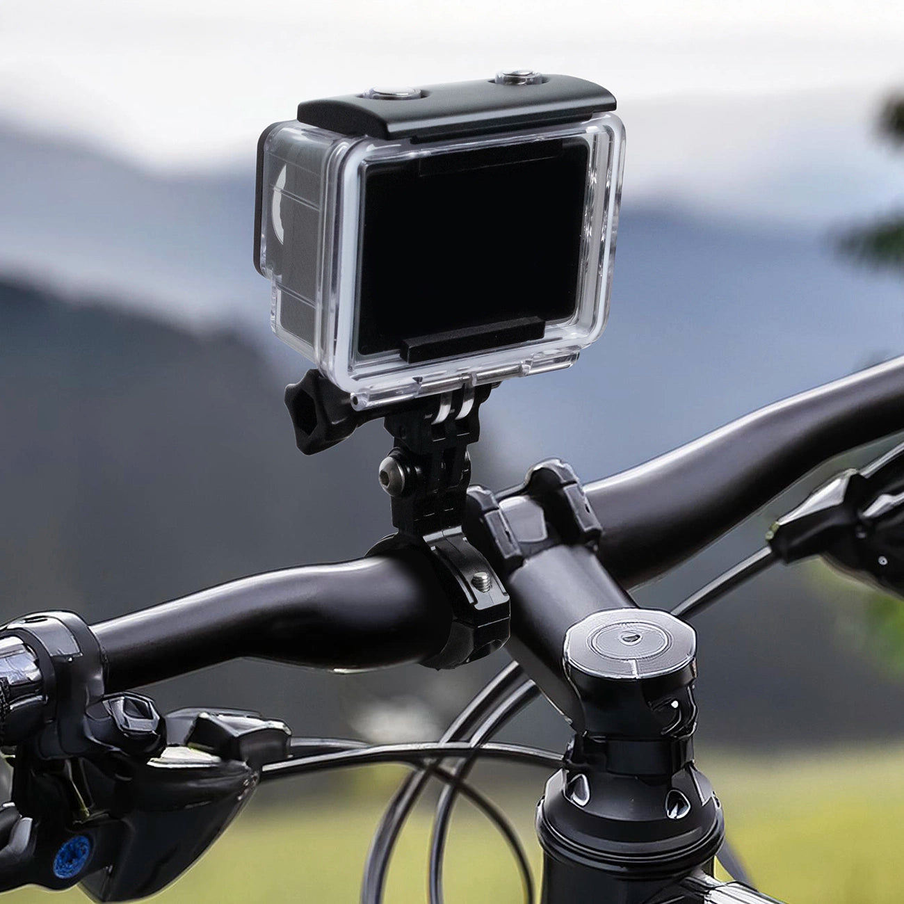 Aluminum GoPro Camera Mount - For Bike Handlebars - Black_9