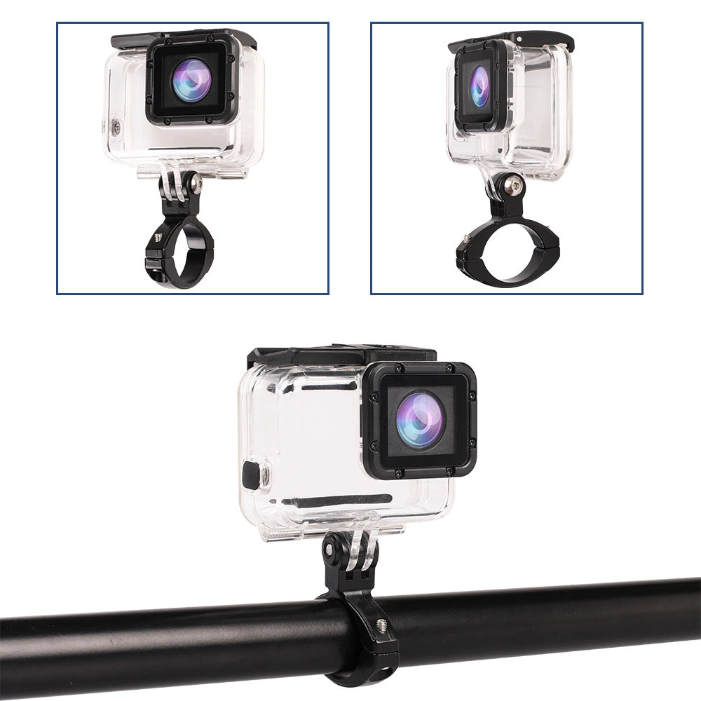 Aluminum GoPro Camera Mount - For Bike Handlebars - Black_6