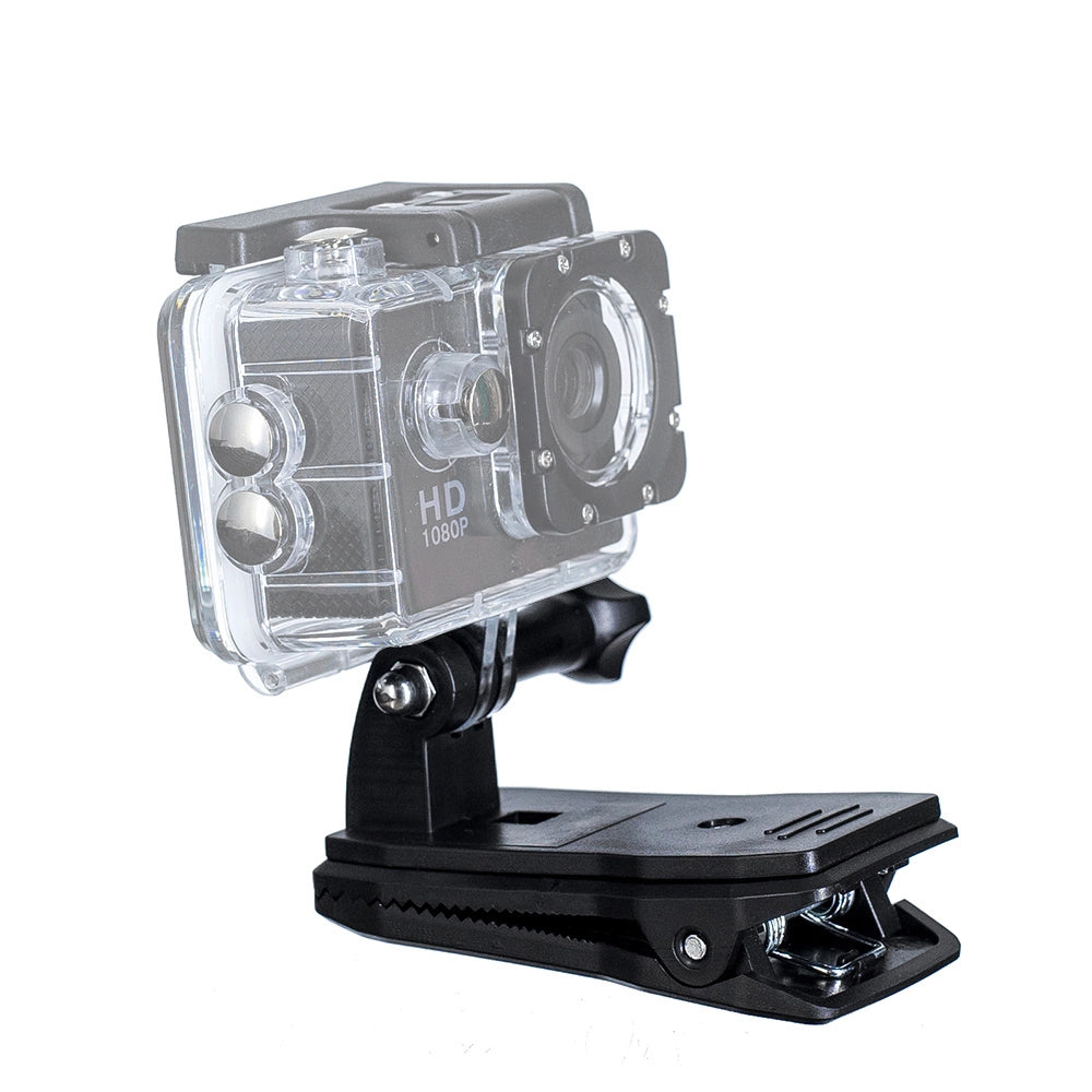 Holder with clip for mounting for GoPro_4