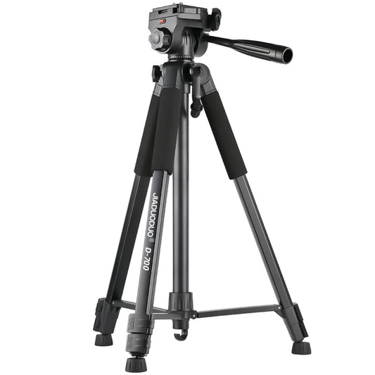 Aluminum photographic tripod with adjustable base - gray_0