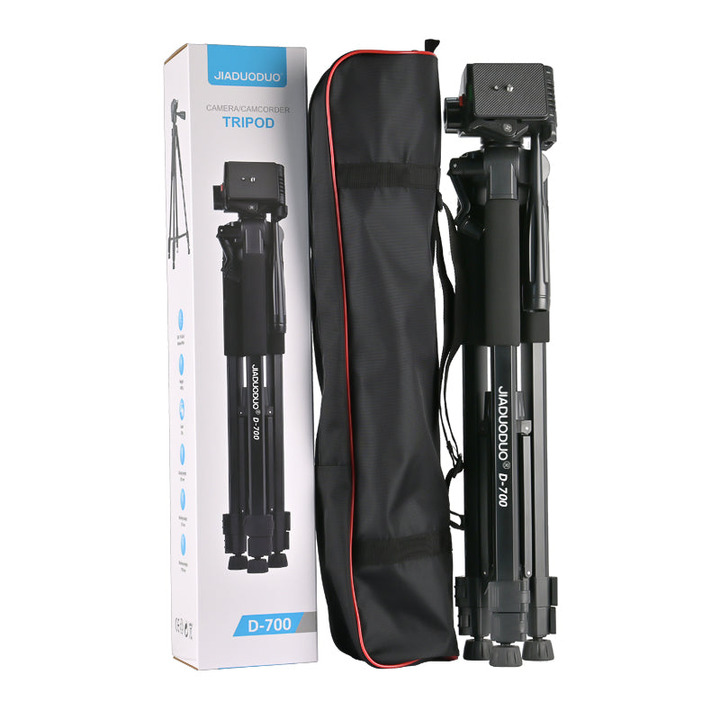 Aluminum photographic tripod with adjustable base - gray_2