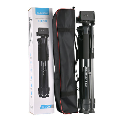 Aluminum photographic tripod with adjustable base - gray_2