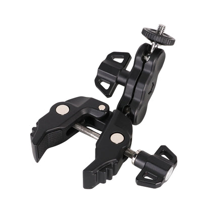 Phone and sports camera holder with clamp_5