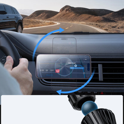 Joyroom magnetic car holder 15W wireless charger for air vent black (JR-ZS240 Pro)_14