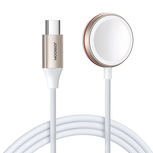 Apple Watch Magnetic Charger Joyroom S-IW011 USB-C 5V 1.2m (White)_0