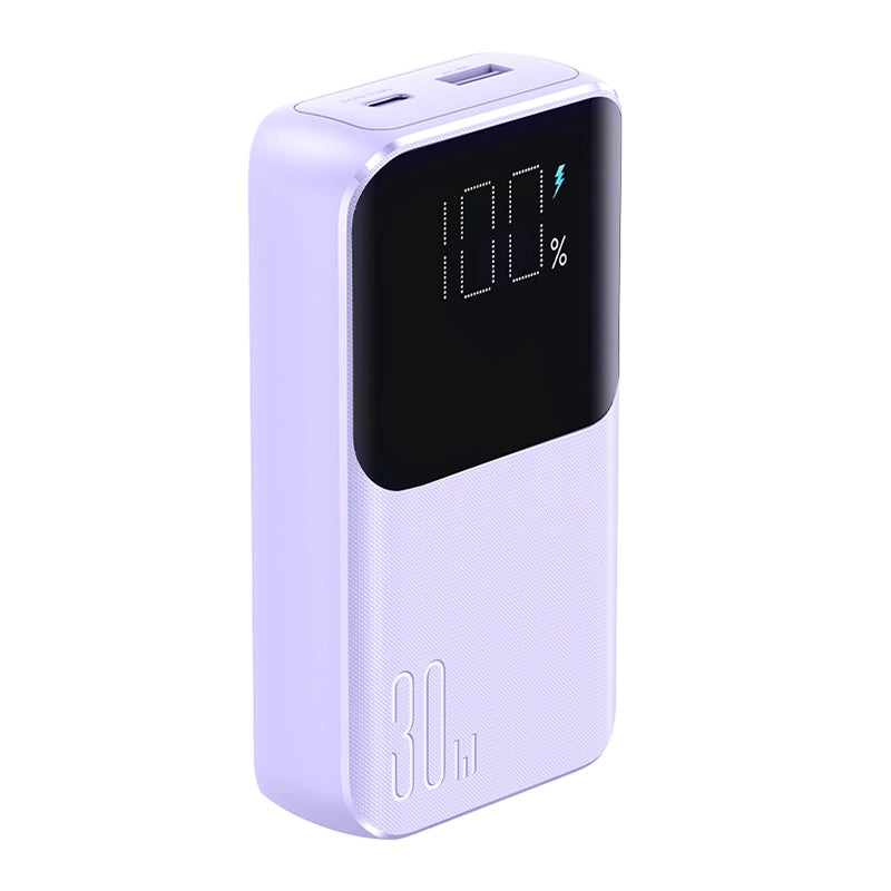 Joyroom JR-PBC06 mini power bank with built-in USB-C / Lightning cables 30W 10000mAh - purple_1