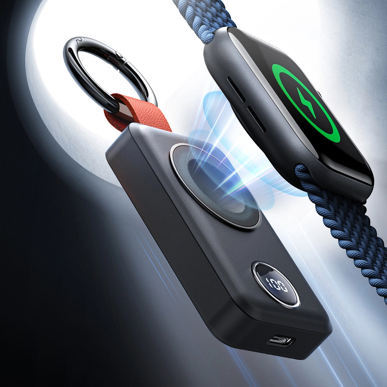 Joyroom JR-WQW01 wireless powerbank 2000mAh 3W for Apple Watch - black_7