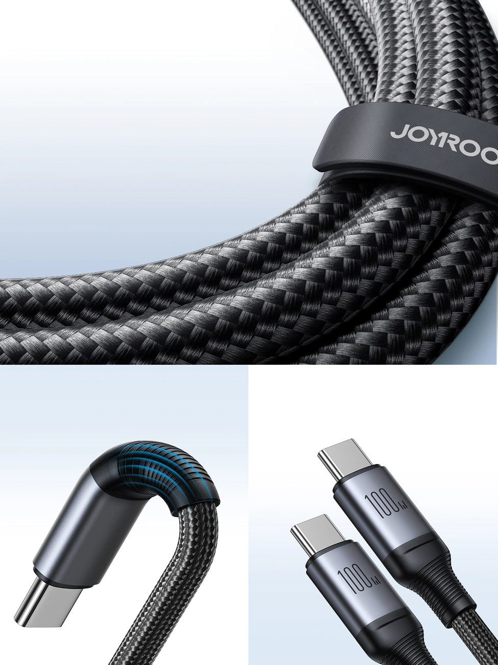 Joyroom Speedy Series S-A21 2in1 USB-C - USB-C / USB-C cable 100W 1.5m - black_9