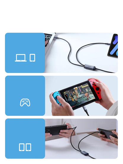 Joyroom Speedy Series S-A21 2in1 USB-C - USB-C / USB-C cable 100W 1.5m - black_13