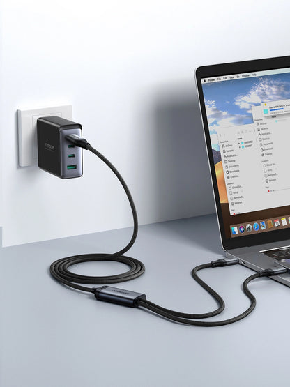 Joyroom Speedy Series S-A21 2in1 USB-C - USB-C / USB-C cable 100W 1.5m - black_12