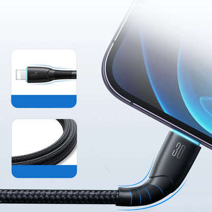 Joyroom Starry Series SA32-CL3 30W USB-C / Lightning cable 1m - black_12