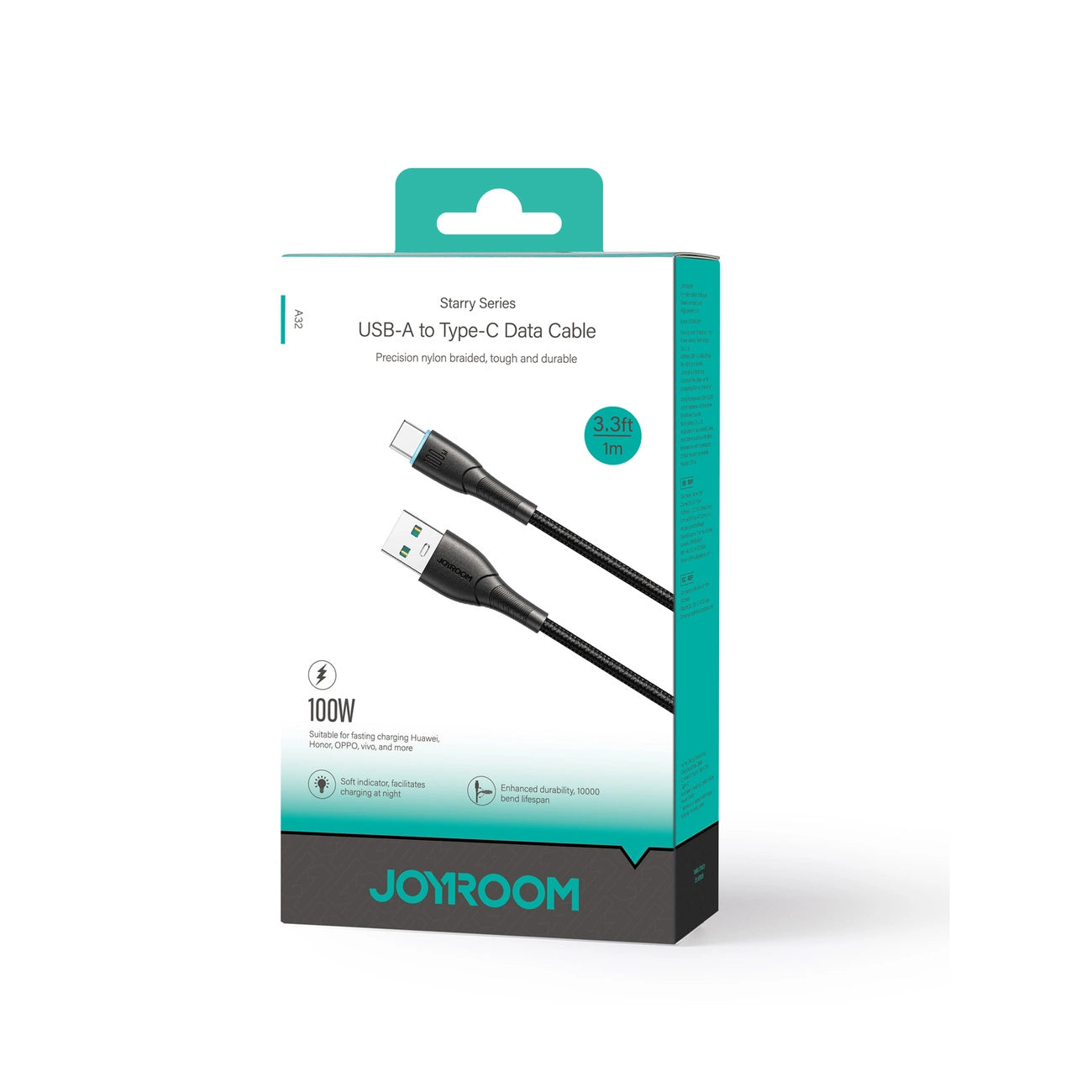 Joyroom Starry series SA32-AC6 100W USB-A / USB-C cable 1m - black_8