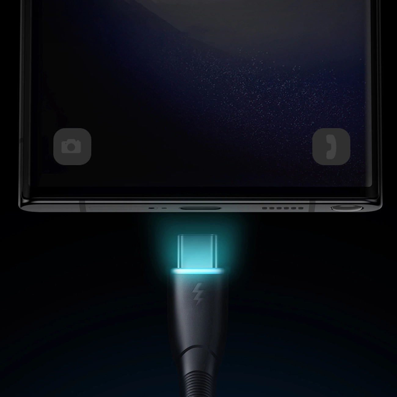 Joyroom Starry Series SA32-AC3 3A USB-A / USB-C cable 1m - black_15