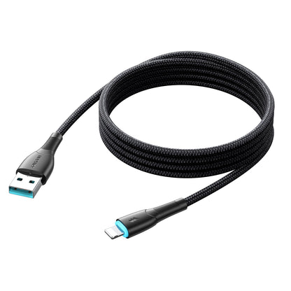 Joyroom Starry Series SA32-AL3 3A USB-A / Lightning cable 1m - black_2