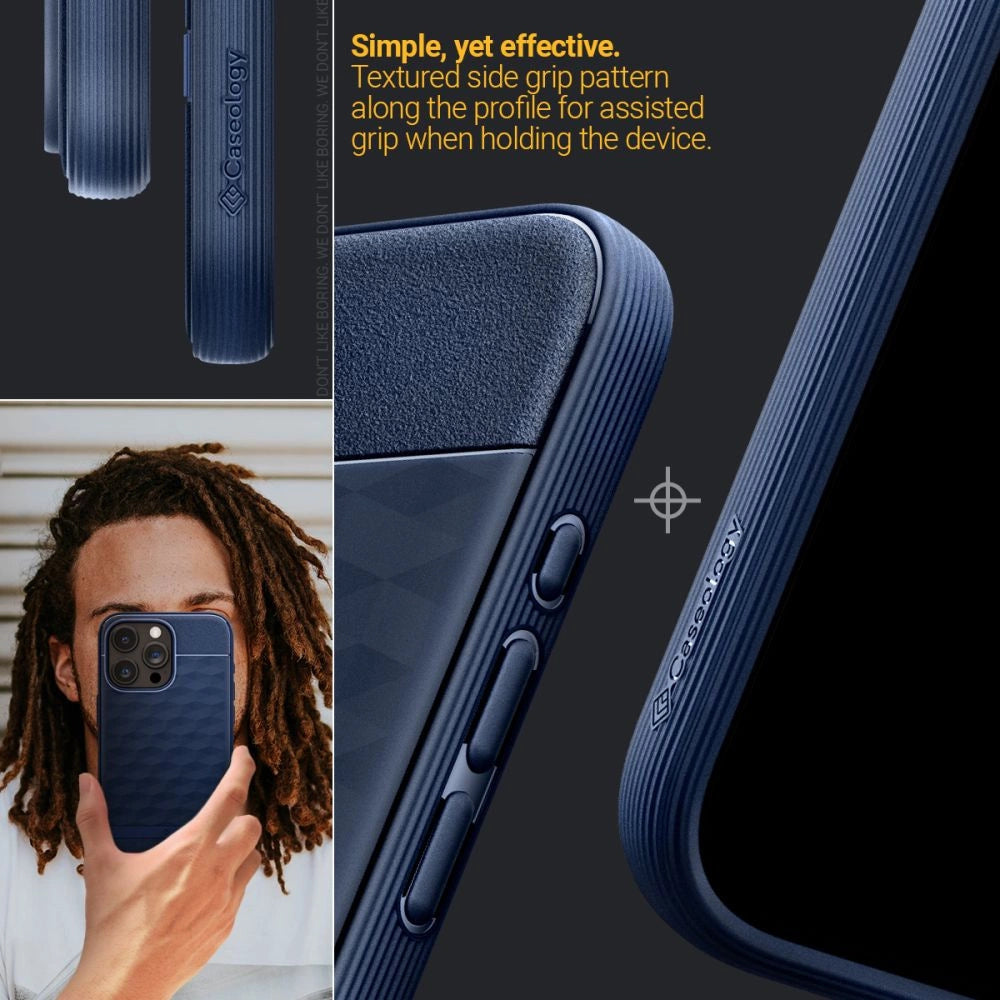 Caseology Parallax Mag Case with MagSafe for iPhone 15 Pro Max - Navy_11