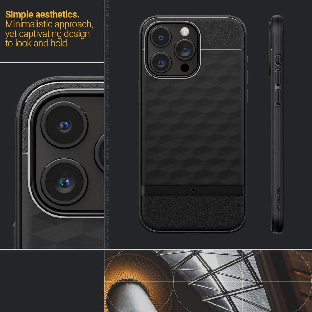 Caseology Parallax Mag Case with MagSafe for iPhone 15 Pro - Matte Black_10