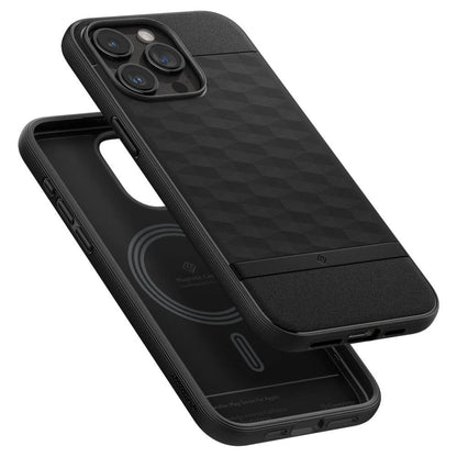 Caseology Parallax Mag Case with MagSafe for iPhone 15 Pro - Matte Black_5