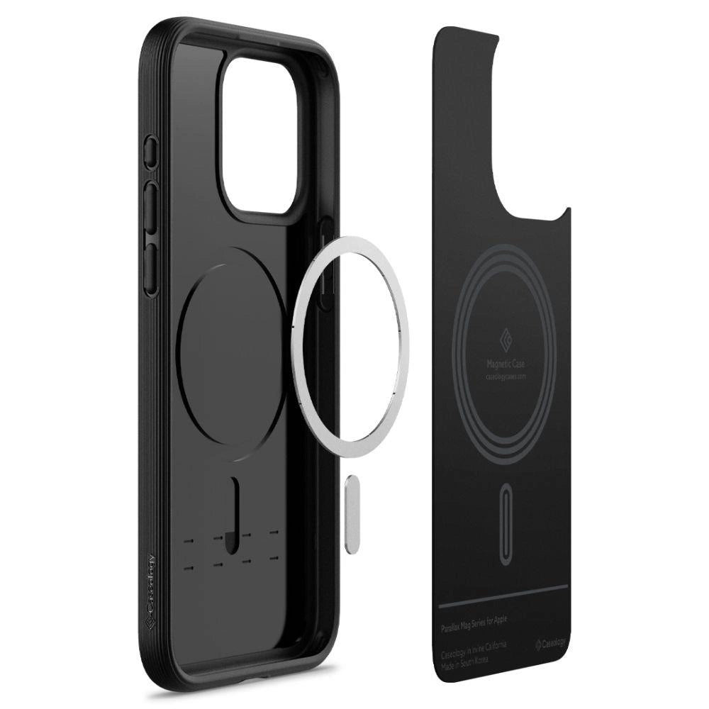 Caseology Parallax Mag Case with MagSafe for iPhone 15 Pro - Matte Black_8