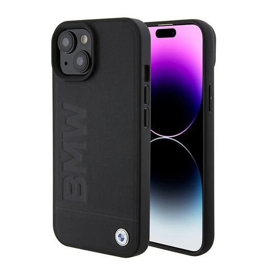 BMW BMHMP15SSLLBK iPhone 15 6.1&quot; black/black Magsafe hardcase Signature Logo Imprint_0