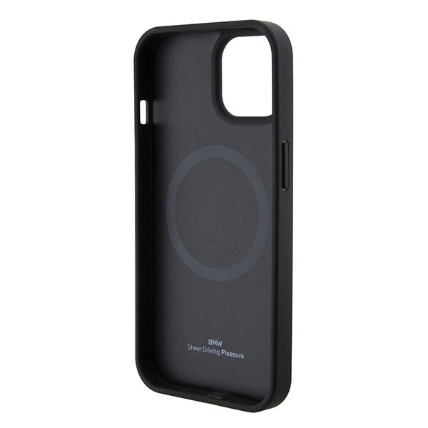 BMW BMHMP15SSLLBK iPhone 15 6.1&quot; black/black Magsafe hardcase Signature Logo Imprint_6