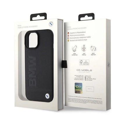 BMW BMHMP15SSLLBK iPhone 15 6.1&quot; black/black Magsafe hardcase Signature Logo Imprint_7