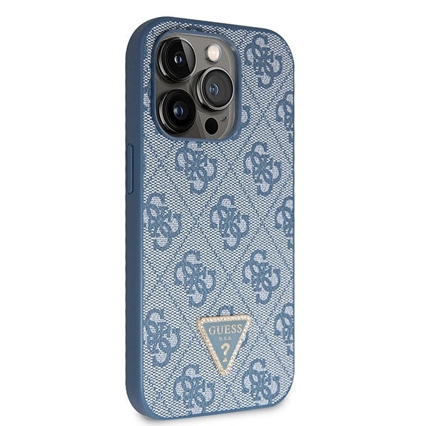 Guess GUHCP14LP4TDSCPB iPhone 14 Pro 6.1" blue/blue hardcase Crossbody 4G Metal Logo_3