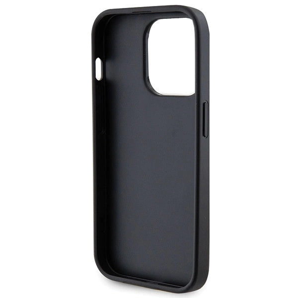 Guess GUHCP15LPS4DGPK iPhone 15 Pro 6.1" black/black hardcase Strass Metal Logo_6