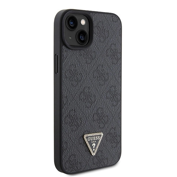Guess GUHCP15MP4TDSCPK iPhone 15 Plus 6.7" black/black hardcase Crossbody 4G Metal Logo_3
