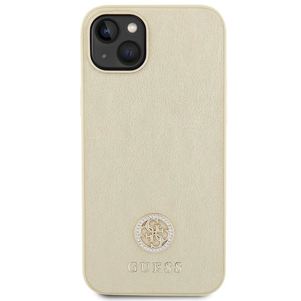 Guess GUHCP15MPS4DGPD iPhone 15 Plus 6.7" gold/gold hardcase Strass Metal Logo_2