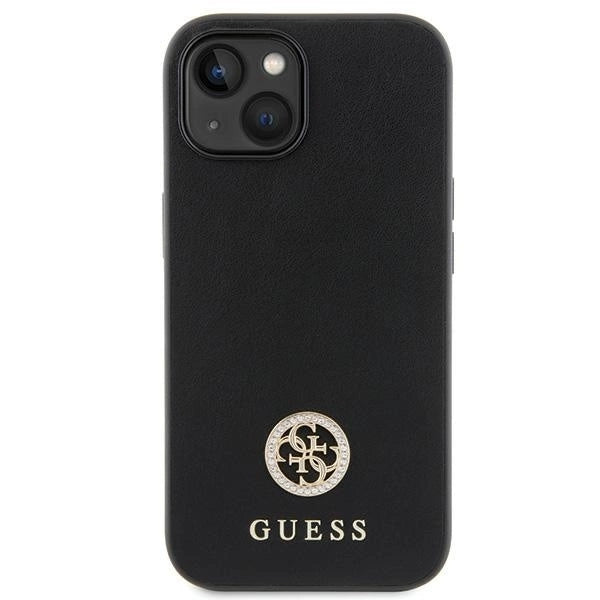 Guess GUHCP15MPS4DGPK iPhone 15 Plus 6.7" black/black hardcase Strass Metal Logo_2