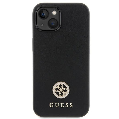 Guess GUHCP15MPS4DGPK iPhone 15 Plus 6.7" black/black hardcase Strass Metal Logo_2