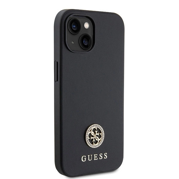 Guess GUHCP15MPS4DGPK iPhone 15 Plus 6.7" black/black hardcase Strass Metal Logo_3