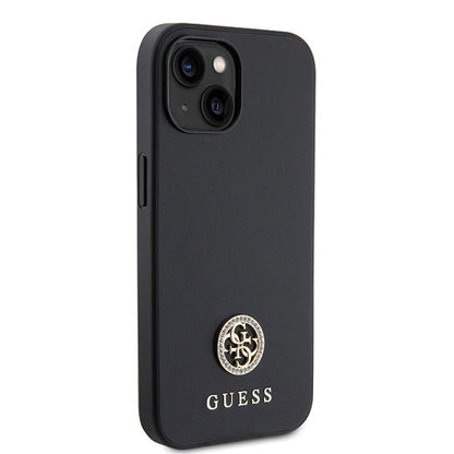 Guess GUHCP15MPS4DGPK iPhone 15 Plus 6.7" black/black hardcase Strass Metal Logo_3