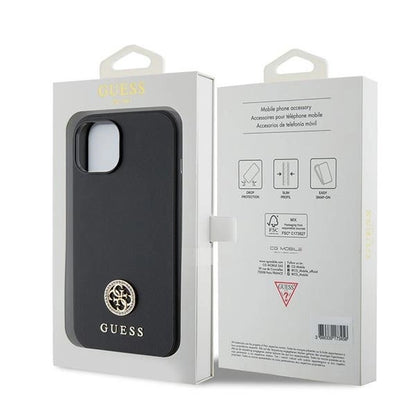 Guess GUHCP15MPS4DGPK iPhone 15 Plus 6.7" black/black hardcase Strass Metal Logo_7