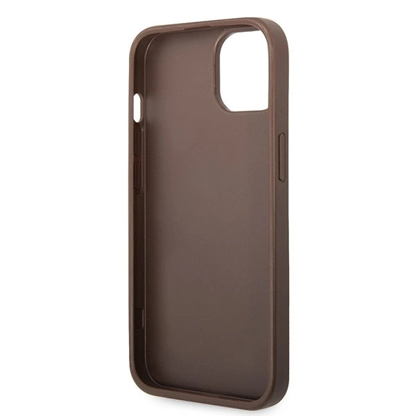 Guess GUHCP15S4GMGBR iPhone 15 6.1&quot; brown/brown hardcase 4G Big Metal Logo_6