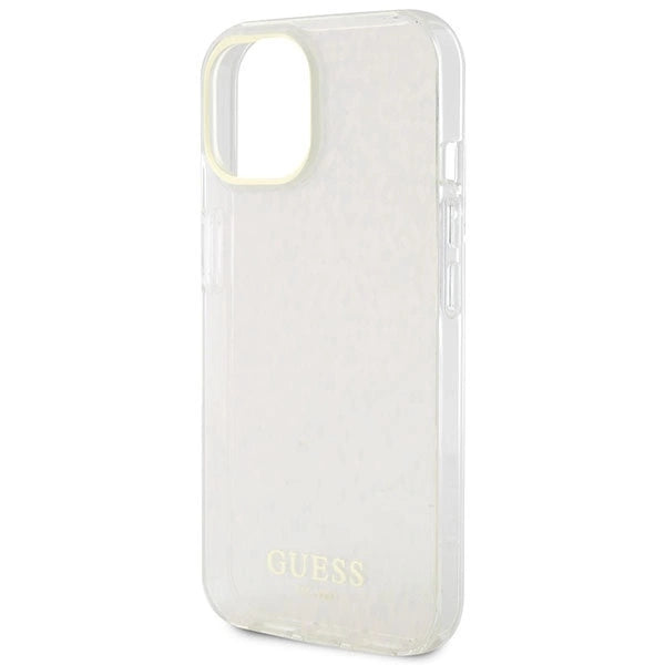 Guess GUHCP15SHDECMP iPhone 15 6.1&quot; pink/pink hardcase IML Faceted Mirror Disco Iridescent_5