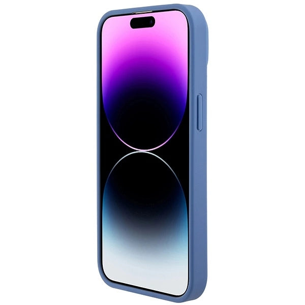 Guess GUHCP15SP4TDSCPB iPhone 15 6.1" blue/blue hardcase Crossbody 4G Metal Logo_5