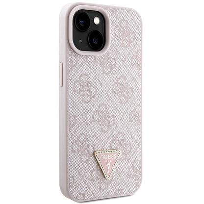 Guess GUHCP15SP4TDSCPP iPhone 15 6.1&quot; pink/pink hardcase Crossbody 4G Metal Logo_4